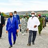President-Museveni-and-President-Hassan-Sheik-Mohamud-of-Somalia-arrive-in-Butiaba-to-pass-out-Somali-trainees-on-Sunday.-PPU-Photo1