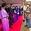 President Museveni comforts the family of Muhakanizi
