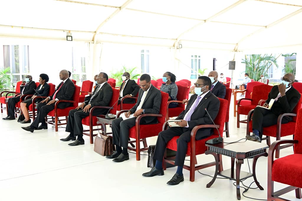 Norbert Mao, Bart Katureebe and other government officials in attendance