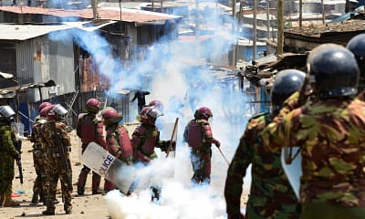 Kenyan police quell ongoing protests