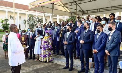 Serbian delegates in Uganda